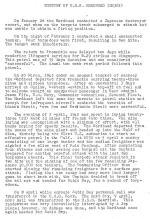 Extrait du rapport d'action de l'USS Hardhead